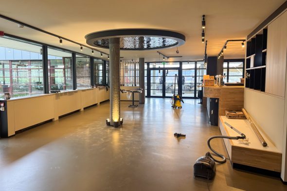 Das renovierte Restaurant an der Eupener Talsperre