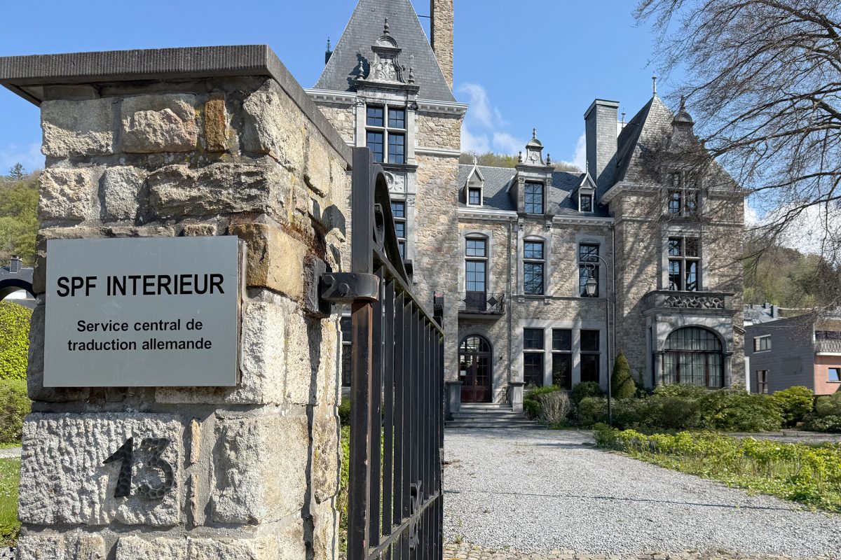 Das Gebäude der "ZDDÜ" in Malmedy