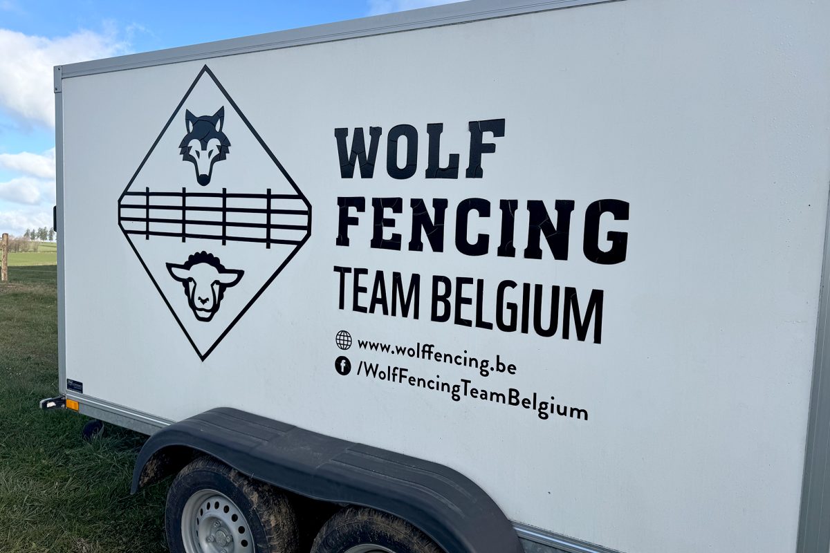 Fahrzeug vom Wolf Fencing Team Belgium