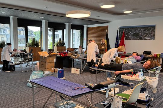 Blutspendemarathon im Rathaus St. Vith