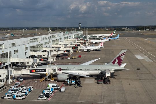 Flugzeuge am Brussels Airport