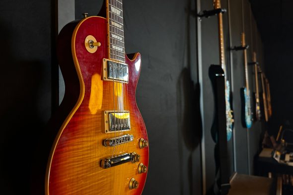 E-Gitarren in den Daft Studios
