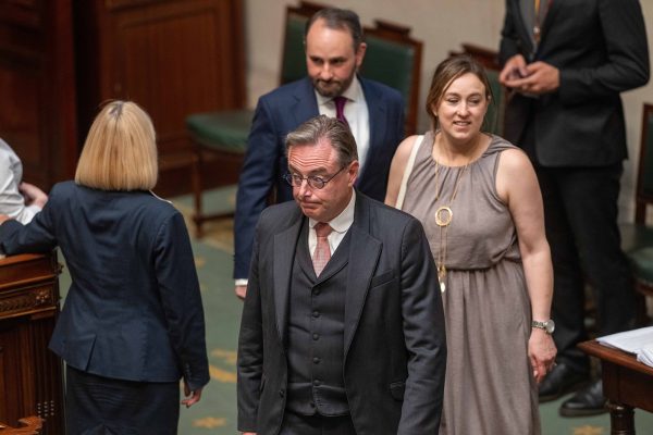 Premierminister Bart De Wever in der Kammer
