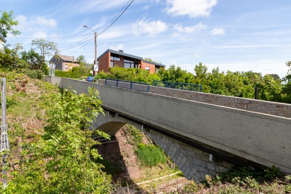 Eisenbahnbrücke an der Eupener Heidgasse
