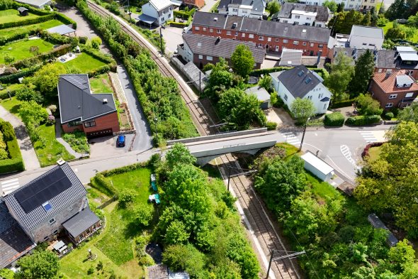 Eisenbahnbrücke an der Eupener Heidgasse