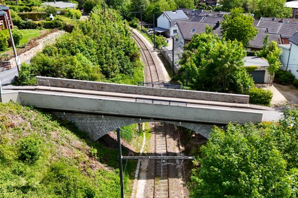 Eisenbahnbrücke an der Eupener Heidgasse