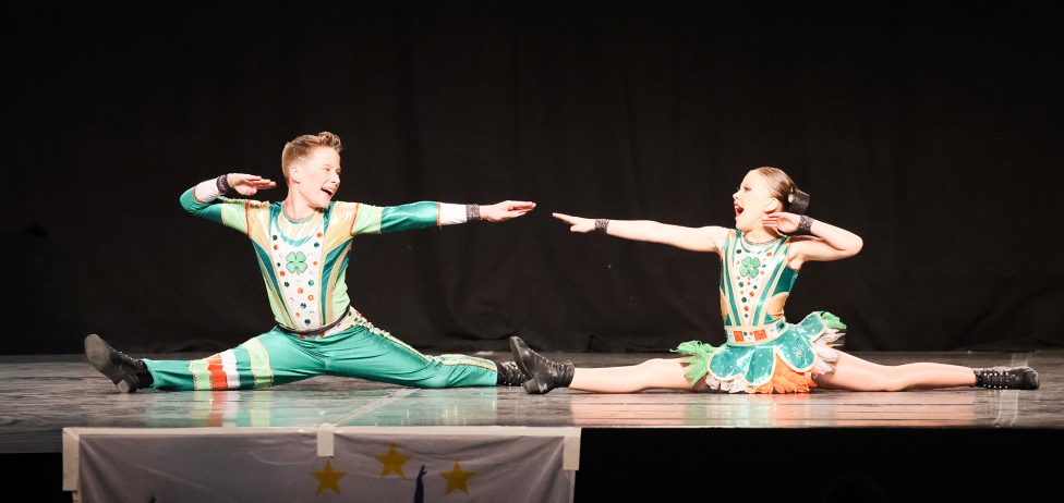 Das Tanzpaar Wessly Tychon und Freya Hoskens