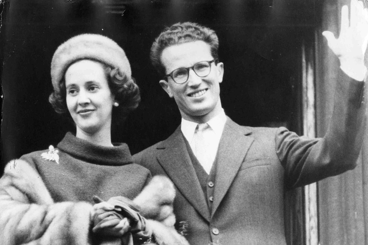 Königin Fabiola und König Baudouin im Jahr 1960