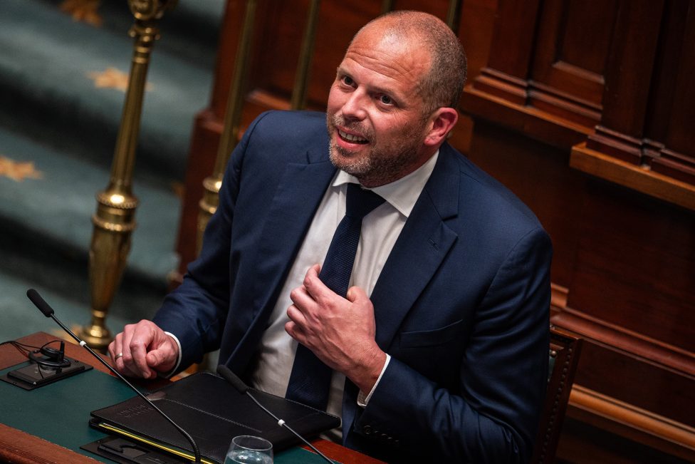 Verteidigungsminister Theo Francken in der Kammer
