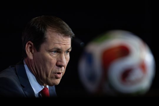 Rudi Garcia bei der Pressekonferenz