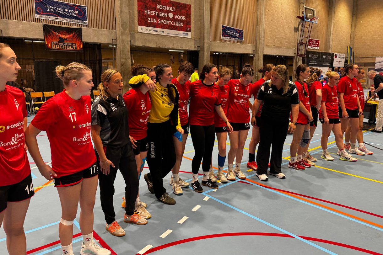 Enttäuschte Gesichter bei den Ostbelgierinnen nach dem Abpfiff