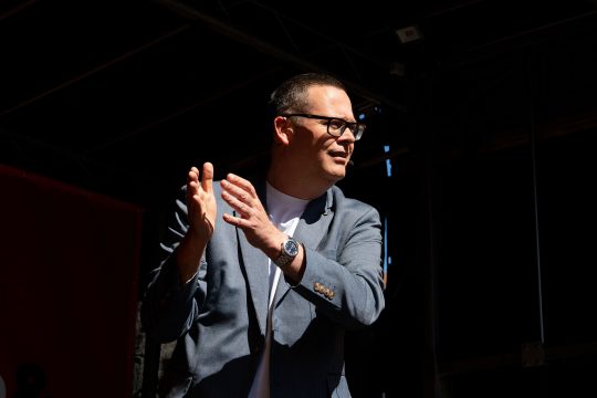 PTB-Präsident Raoul Hedebouw
