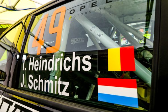 Die Namen von Tom Heindrichs/Jonas Schmitz Opel Corsa Rally4