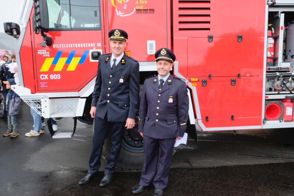 Christian Rich hat seine Funktion als Postenleiter der Feuerwache Amel an Danny Gillessen übergeben