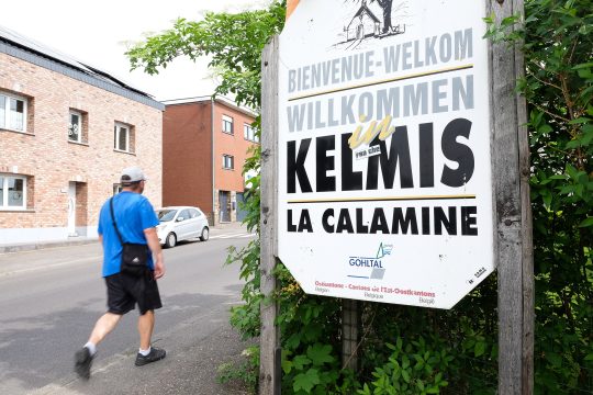 Schild der Gemeinde Kelmis