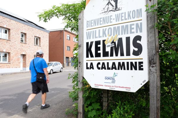 Schild der Gemeinde Kelmis