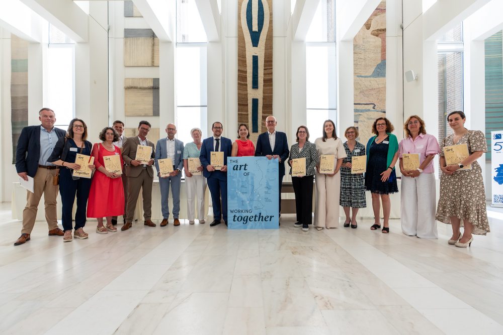 Die Unterzeichnenden der Hochschulen und der Partnerregionen der Euregio Maas-Rhein