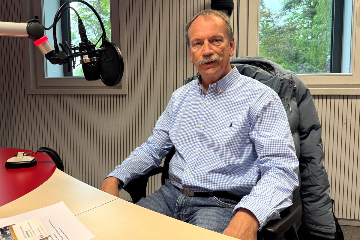 RAMCE-Präsident René Opsomer im BRF-Studio