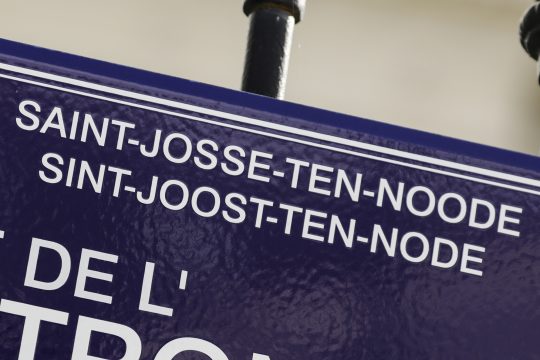Straßenschild der Gemeinde Saint-Josse