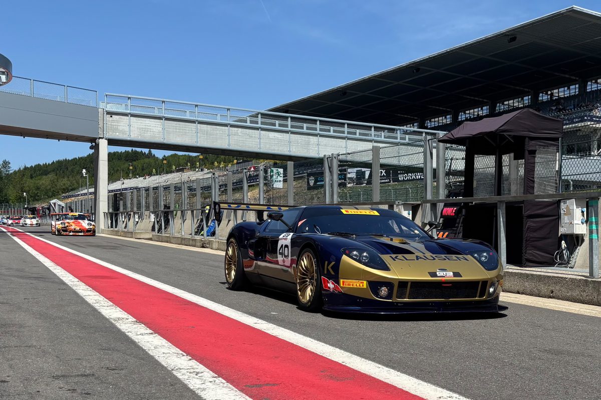 Der Ford GT Matech in der Boxengasse