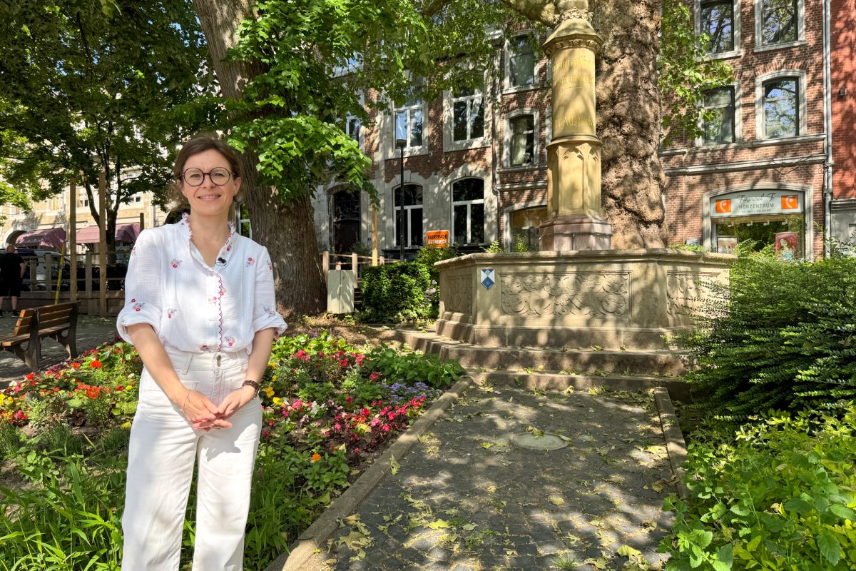 Catherine Weisshaupt vom Eupener Stadtmuseum