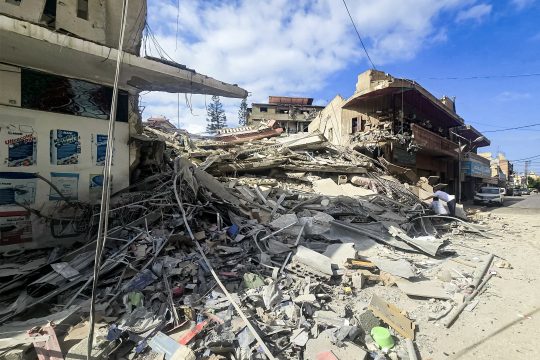 Zerstörung nach israelischen Angriffen auf Hisbollah-Ziele im Südlibanon