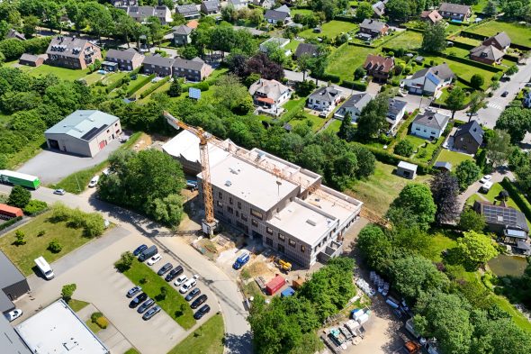 Einblick in die Baustelle von CAB Integra