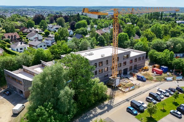 Einblick in die Baustelle von CAB Integra