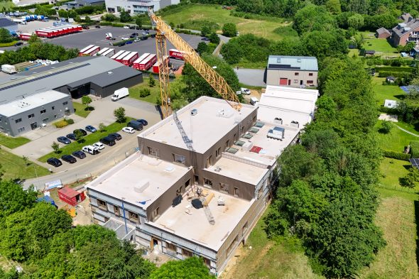 Einblick in die Baustelle von CAB Integra