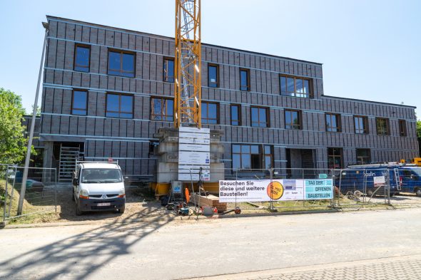 Einblick in die Baustelle von CAB Integra