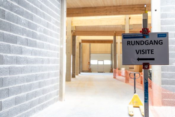 Einblick in die Baustelle von CAB Integra