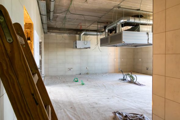 Einblick in die Baustelle von CAB Integra