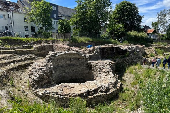 Alte Gemäuer der Burg St. Vith