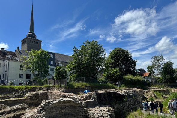 Alte Gemäuer der Burg St. Vith