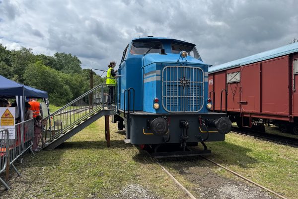 Lok beim Bahnhofsfest in Raeren