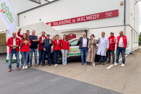 Mitarbeiter von Fairebel und Salaison de Malmedy (Bild: Gaby Zeimers/BRF)