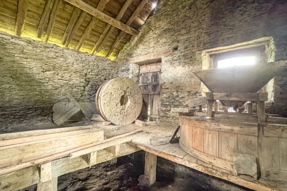Die alte Mühle in Braunlauf von innen