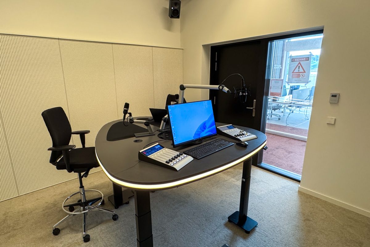 Neues BRF-Studio im Media Square Brüssel