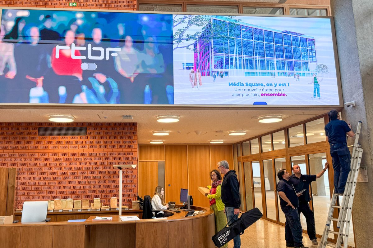 Neues BRF-Studio im Media Square Brüssel