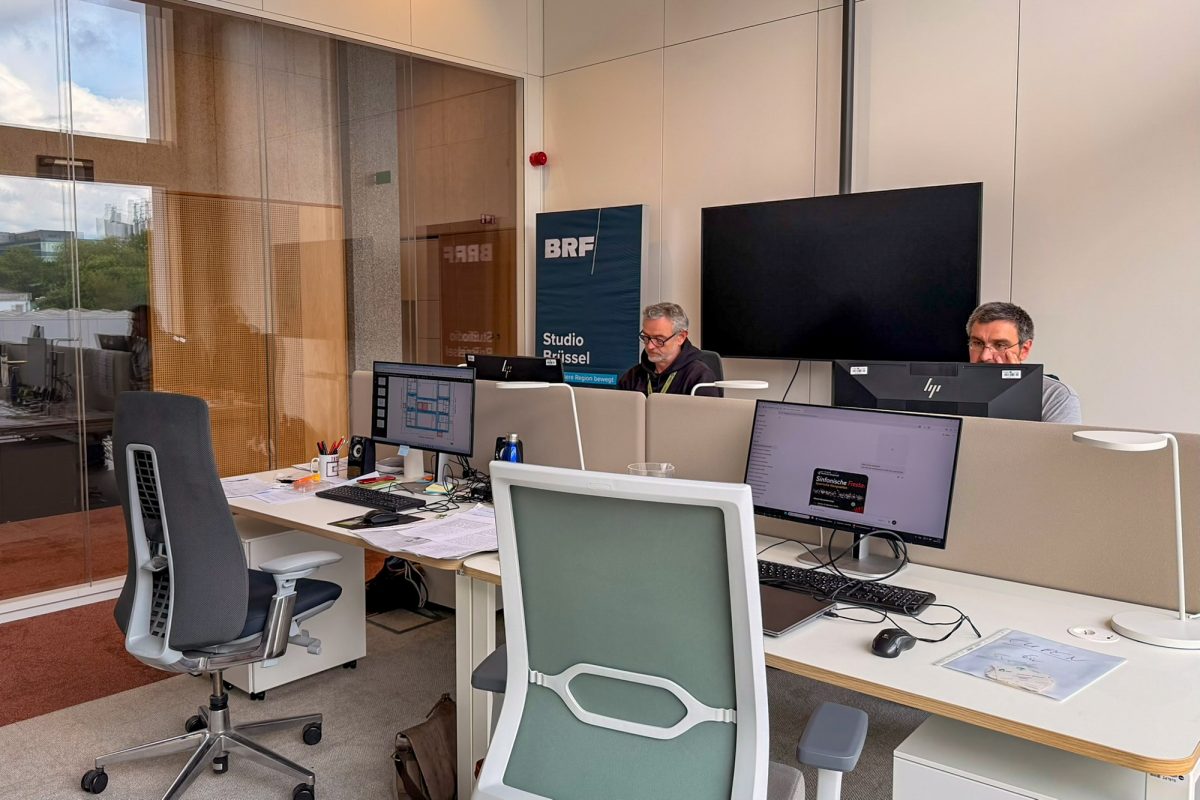 Neues BRF-Studio im Media Square Brüssel