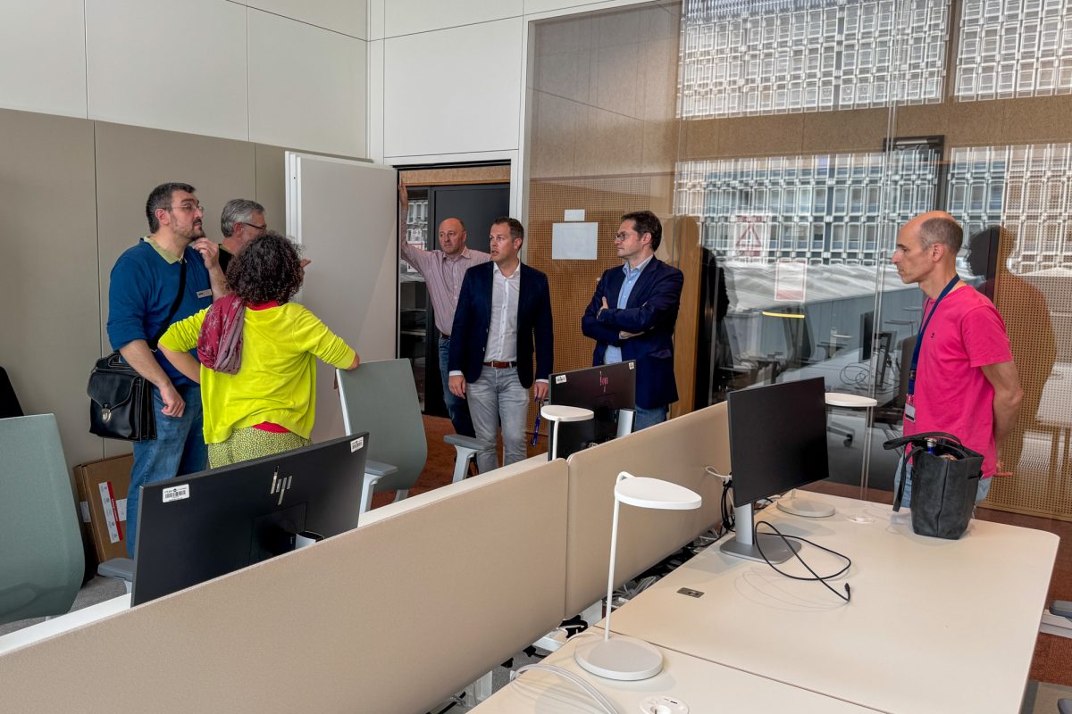 Neues BRF-Studio im Media Square Brüssel
