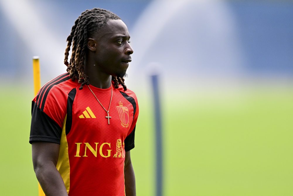 Jérémy Doku beim Training