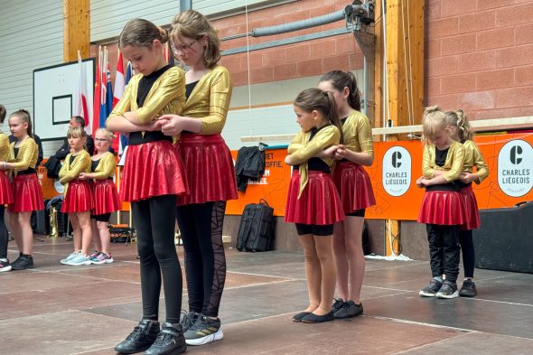 Tanzgruppe bei der Eröffnungsfeier der Europiade