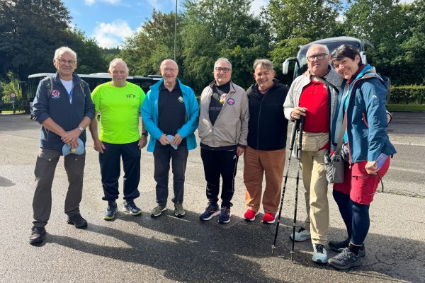 Wandergruppe bei der Europiade