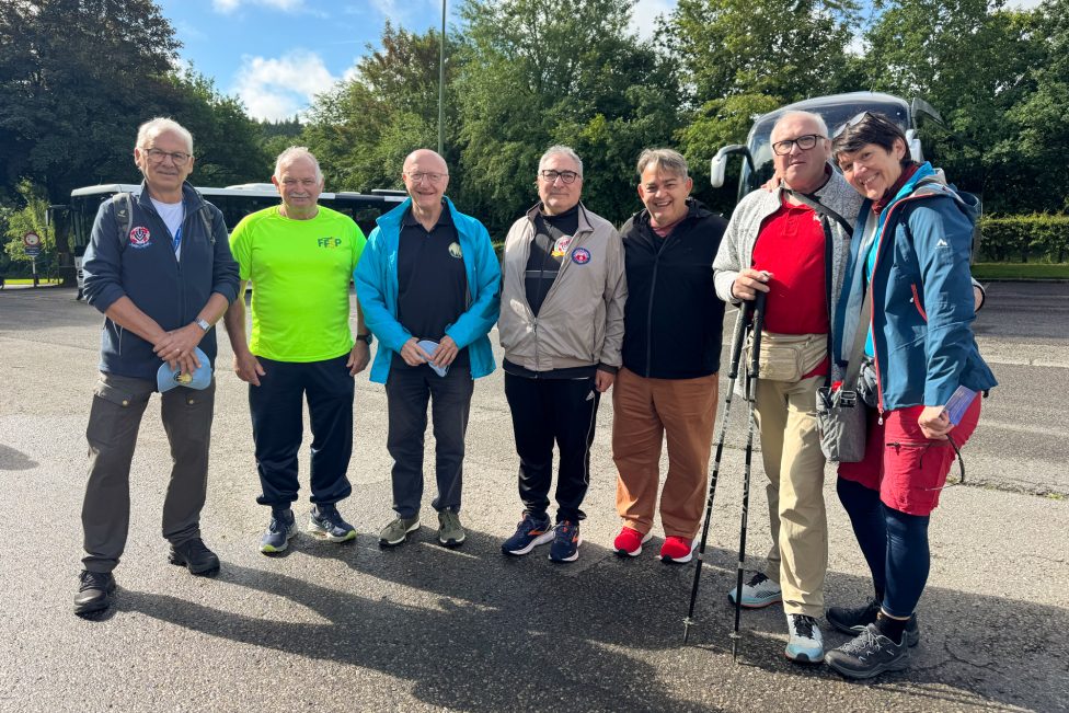 Wandergruppe bei der Europiade