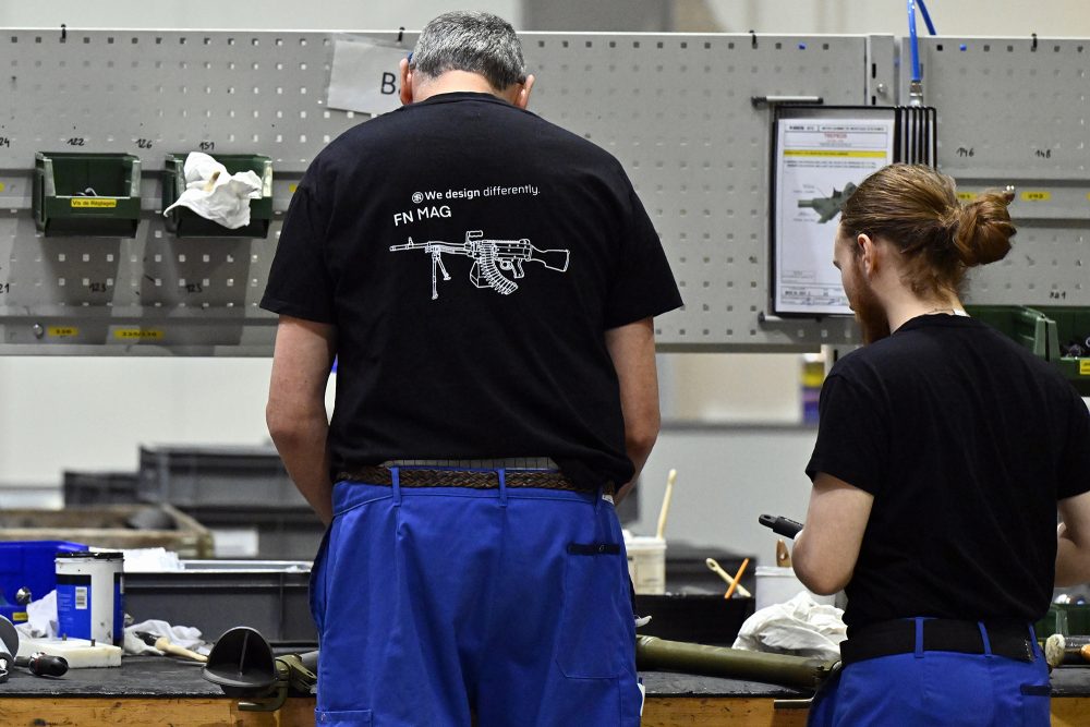 Mitarbeiter bei FN Browning in Herstal