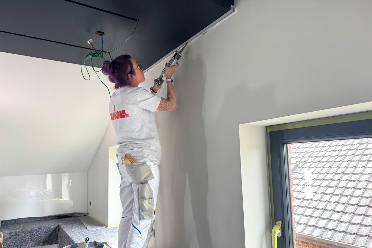 Cindy Zimmer bei der Arbeit