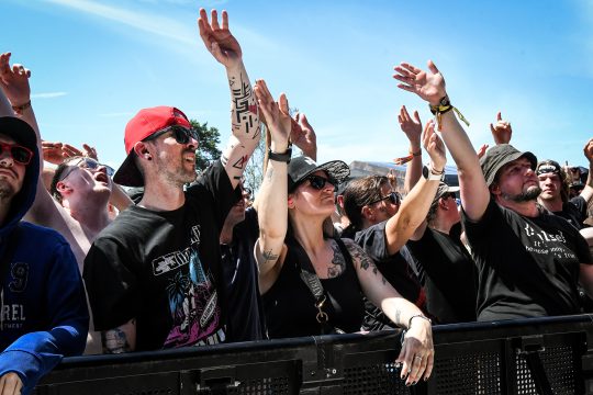 Festivalbesucher bei Graspop (Bild vom 18. Juni 2026)
