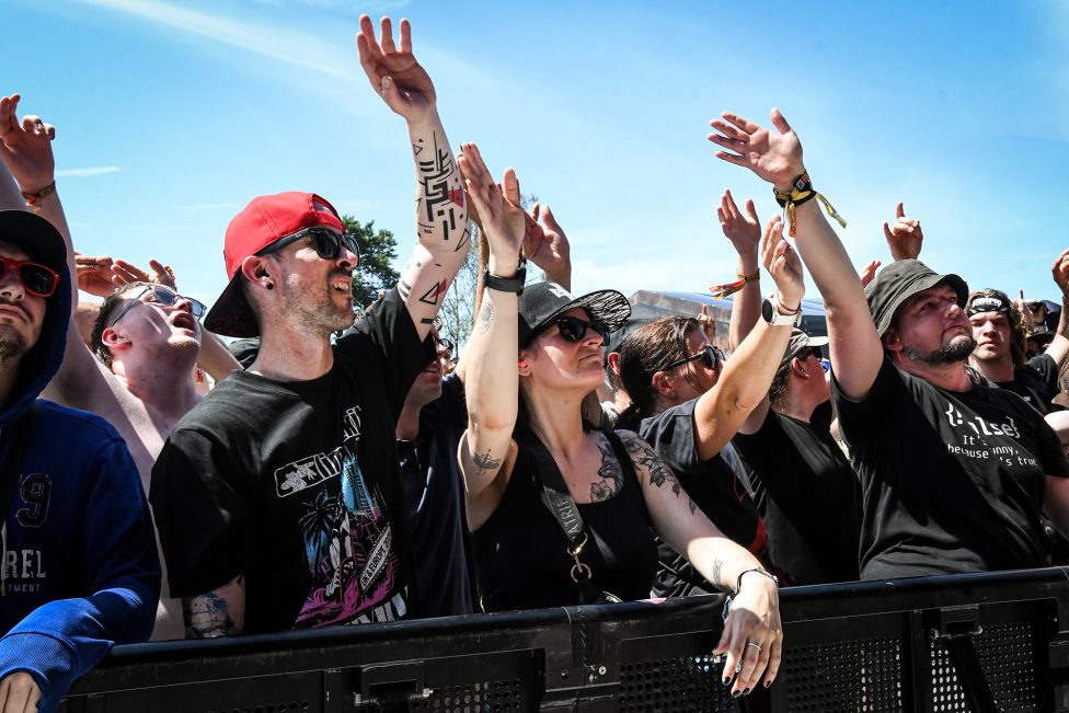 Festivalbesucher bei Graspop (Bild vom 18. Juni 2026)