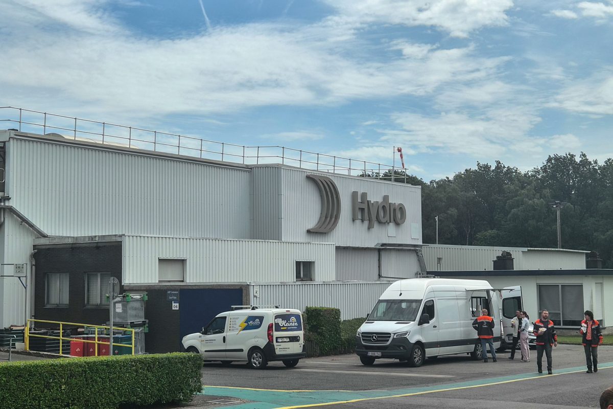 Gelände von Norsk-Hydro in Raeren
